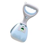 Dog Poop Scooper, Litter Scoop with Bag, Portable Puppy Poop Grabber, Cat Waste Collection Scoop with Ergonomic Handle, Storage Bag