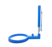 Dog Poop Scooper, Pet Poop Catcher, Extendable Handle Foldable Picker, Sturdy Build, Lightweight Portable Design for Travel Walks Park Cleanup Adventures Outings, Blue, 22x14cm