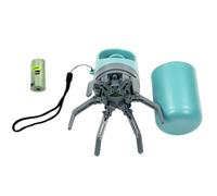 Dog Poop Scooper - Portable Compact Pet Waste Cleaner, No Touch Effective And Simple Waste Picker With Dogs Bags & Leak-Proof Storage | Pet Poop Scooper With Bag Dispenser For Small Medium Large