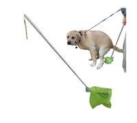 Dog Pooper Scooper Catcher, Long Handle Telescopic Pooper Scooper for Small Medium Large Dogs, Self-Adhesive Design, Durable Dog Poop Picker, Picks up Softer Stools for Easy, Mess-Free Catching (Colo