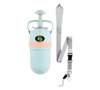 Dog Pooper Scooper - No Touch Waste Grabber, Integrated Waste Bag Dispenser, Long Handle Sanitary Pickup, Portable Animal Wastes Remover, Outdoor Walking Accessory for Grassy Park Lawns