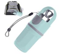 Dog Pooper Scooper Picker with Trash Bag Lanyard | Handheld Dog Waste Scooper Pooper for Puppy Small Large Pet Cleaning Outdoor Garden Yard Lawn Walking Camping Travel Park