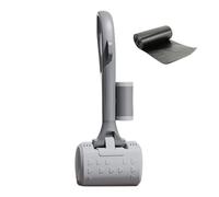 Dog Pooper Scooper - Sturdy Long Handle Poop Scoop for Pets | Multi-Functional Waste Picker for Small Dogs and Cats | Portable Cleaning Tool for Grass, Backyard, Playground, Travel, Outdoor Use