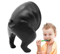 Dog Pooping Toothpaste Topper - 43x27x30mm Universal Toothpaste Squeezer | Self-Closing Silicone Puppy Toothpasste Lid | Fun and Interesting Gadget for Animal Lovers and Pet Care