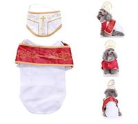 Dog Pope Costume, Pope Costume, Pope Hat For Dog Pet Halloween Cosplay Hound Holy Grand Costume, Pope Dog Costume,