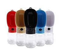 Dog portable drinking kettle Teddy accompanying water cup hanging drinking water bottle blue