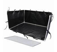 Dog Pot Tray Indoor - Dog Splash Box Guard - Easy Clean Adjustable Pet Toilet Fence 600D for indoor and outdoor protection for the floor Accommodation creating a safe environment
