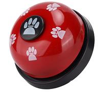 Dog Potty Bell, Dog Training Bell Dog Bells To Go Outside with Large Button Design Metal Pet Training Bell, Portable Dog Cat Bells Toys, Interactive Puppy Training Bell for Pet