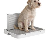Dog Potty Training Tray Leakproof Anti-Splash Mesh Potty Tray