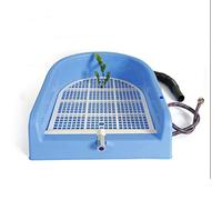 Dog Potty Training Tray, Portable Plastic Dog Toilet with Automatic Flushing and Cleaning System, Straight to Sewer, High Protection for Indoor/Outdoor Use