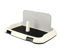 Dog Potty Tray, 18.11x14.76" Large Indoor Dog Potty, Training Litter Box, Portable, Plastic Toilet for Puppies and Cats Litter Box Indoor