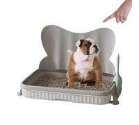 Dog Potty Tray for Indoor Use, Dog Potty for Indoor Use - Dog Toilet with Splash Wall for Puppies - Multifunctional Dog Potty Training Tray, Dog Potty for Indoor Use