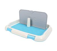 Dog Potty Tray Indoor, Puppy Pee Pad Holder with Wall Cover, Plastic Pet Potty, 1 Liter Urine Storage,Prevents Stepping on Training Mats, Suitable for Puppies and Adult Dogs