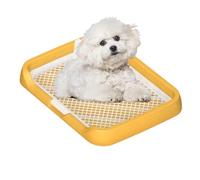 Dog Potty Tray - Toilet with Mesh Grid, Reusable, Easy Installation, Urine Holder | Pee Pad Dog Toilet Flat Potty Tray with Mesh Grids, Pet Potty Accessories for Dog