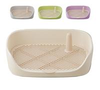 Dog Potty with Protective Wall - Portable Dog Potty for Small Dogs, Indoor and Outdoor Dog Bath | Dog Potty with High Walls to Prevent Spills, Int Litter