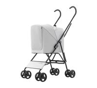 Dog Pram Dog Stroller Cat Stroller Foldable Pet Stroller with 4 Wheels Portable Dog Stroller Cat Stroller with Small Pocket for Small Dogs Cats Dog Pushchair Dog Buggy(Grey)