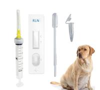 Dog Pregnancy Test Kit - Accurate Detection Dog Pregnancy Test | Dog Pregnancy Detector | Pregnancy Test Kit at Home Testing Tube with Card Blood Lancing and Sample Tube
