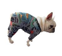 Dog Printed Shirt for Pets Smooth Fabric Bodysuit Garment for Regular Use and Special Occasions Dog Marking Shirt Apparel