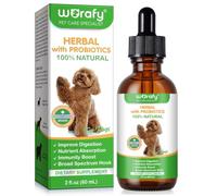 Dog Probiotic Drops with Natural Herbal Blend, 100% Natural Support for Digestive & Immune Health, Aids Nutrient Absorption & Gut Care for Dogs 60ml