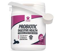 Dog Probiotic Powder - Bacon Flavour Probiotic for Dogs - Dog Digestive Supplements w/No Gluten or Dairy - Mix-In Powdered Probiotics for Dogs Powder by Furever Friendz