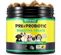 Dog Probiotics for Gut Health - 6 Billion CFU Multi-Strain Digestive Treats - Vet-Formulated Probiotics for Dogs, Dog Diarrhea Treatment, Immune & Skin Support - 120 Duck-Flavoured Chews