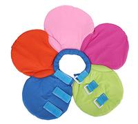 Dog Protective Collar Adjustable Pet Wound Recovery Flower Shape Neck Soft Collar Comfortable for Cats and Dogs After Surgery Injury or Rash Prevention Made of Soft Cloth (M)