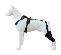 Dog protective leg guards made of reinforced polyester material to prevent injuries and provide comfortable durability. Protect your dog's legs