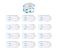 Dog Protectors, Waterproof Dog Booties, 2X Non-woven Dog Boots Paw Protectors, Dog Paw Socks Protector With Adhesive Bandage For Small Medium Dogs, 2.87x6.1 inches, suitable for weight 5.5-16.5 lb