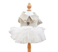 Dog PU Leather Jacket Dress - Winter Warm Cool Sequin Coat Apparel Motorcycle Clothes for Small Medium Dogs, Waterproof Windproof Rock Star Costumefor Daily Wear Party (X-Large,#2)