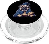 Dog Pug Wizard Fantasy PopSockets PopGrip for MagSafe