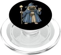 Dog Pug Wizard Fantasy PopSockets PopGrip for MagSafe