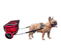 Dog Pull Cart with Leash - Large Capacity Detachable Cart for Medium and Small Dogs, Ideal for Transporting Goods