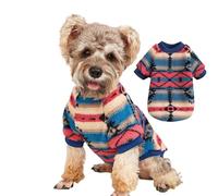 Dog Pullover Winter Coat, Soft Pet Sweatshirt, Thick Warm Dog Coat Soft Puppy Sweater National Style for Large Cat, Small Dog, Medium Dog
