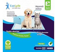 Dog, Puppy and Cat Training Pads for Pets 60 x 90cm Non-Toxic, Disposable, Super Absorbent Leakproof, 5-Layer Design (Pack of 25)