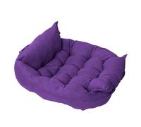 Dog Puppy Bed Base Adjustable Button Sofa For Small To Pets Creative Pet Bed Nest, Pet Dog House, Multi-functional Foldable, Multi-purpose Cat House(Purple,78x63cm)