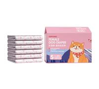 Dog Puppy Diapers | 10 Pieces Super Absorbent Waterproof with Elastic - Breathable Non-Drip Elastic Panties for Training Rest Travel Indoor Outdoor