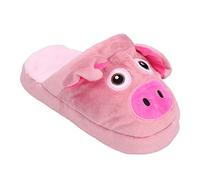 Dog Puppy Gift Shoe Lover Squeaky Plush Doggy's Pig Slipper Play Toy