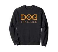 Dog Puppy Groomer Retro Vintage Text Sweatshirt