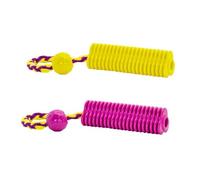 Dog & Puppy Life Chase and Fetch Treat Toys - Durable TPR Dog Ball & Dummy Chew Toys - Interactive Treat Dispensing Toys for Puppies & Dogs - Tough Training, Active Play & Outdoor Exercise Toys