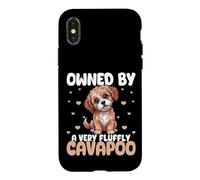 Dog Puppy Lover Owned By A Very Fluffy Cavapoo Case for iPhone X/XS
