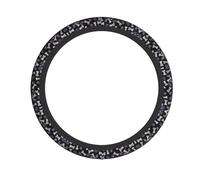 Dog Puppy Paw Print Elastic Steering Wheel Cover - All Over Printed, High-Grade Chloroprene Rubber - Non-Slip, Durable, Eco-Friendly Wheel