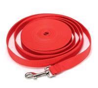 Dog Puppy Pet Puppy Training Obedience Lead Leash Recall Strong Durable Nylon Lead or Walk Traction Rope (66Feet/20M, Red)