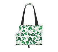 Dog Purse Carrier, Happy St Patrick's Day Print Dog Carrier with Pockets for Dog 0-11lbs Tote Bag Carrier with Pocket