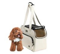 Dog Purse - Pet Carrier Handbag for Small Dogs Puppies | Lightweight Tote with Mesh Panels, Adjustable Shoulder Strap, Safety Clip, Comfortable Travel Bag for Indoor 16.93x8.07x11.81 in