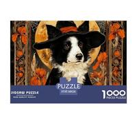 Dog Puzzle 1000 Pieces Adults Educational Relaxing Brain Training Precision Pieces Quality 38x26cm/1000pcs