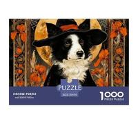 Dog Puzzle 1000 Pieces for Adults & Teens Family Night Entertainment Premium Quality Brain Training 70x50cm/1000pcs