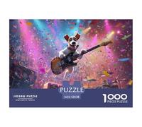 Dog Puzzle 1000pcs - A Funny Jigsaw Puzzles for Adults Highlight - This Dog Jigsaw by Happily Jigsaw Puzzles Makes An Unforgettable Gift for Any Occasion 52x38cm/1000pcs