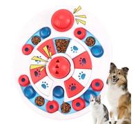 Dog Puzzle Bowl - Interactive Maze Toy - 360 Degree Rotate Slow Dog Feeder,for Large Breed Pets Boredom Relief Mental Puppy Training Play Prevent Bloat
