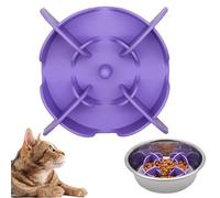 Dog Puzzle Bowl - Pet Slow Food-Pet Silicone Licking Bowl, Anti-Choking Feeding Bowl | Pet Slower Food Feeding Dishes Interactive Bloat Stop Dog Bowl, Preventing Choking Healthy Dog Bowl for Pets