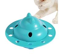 Dog Puzzle Feeder - Oscillating Base, Slow Feed Ball Food Dispenser, Interactive Brain Mental Stimulation Toy, Hardened Synthetic Polymer Shell | Ball